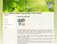 Tablet Screenshot of consorziomosaico.org